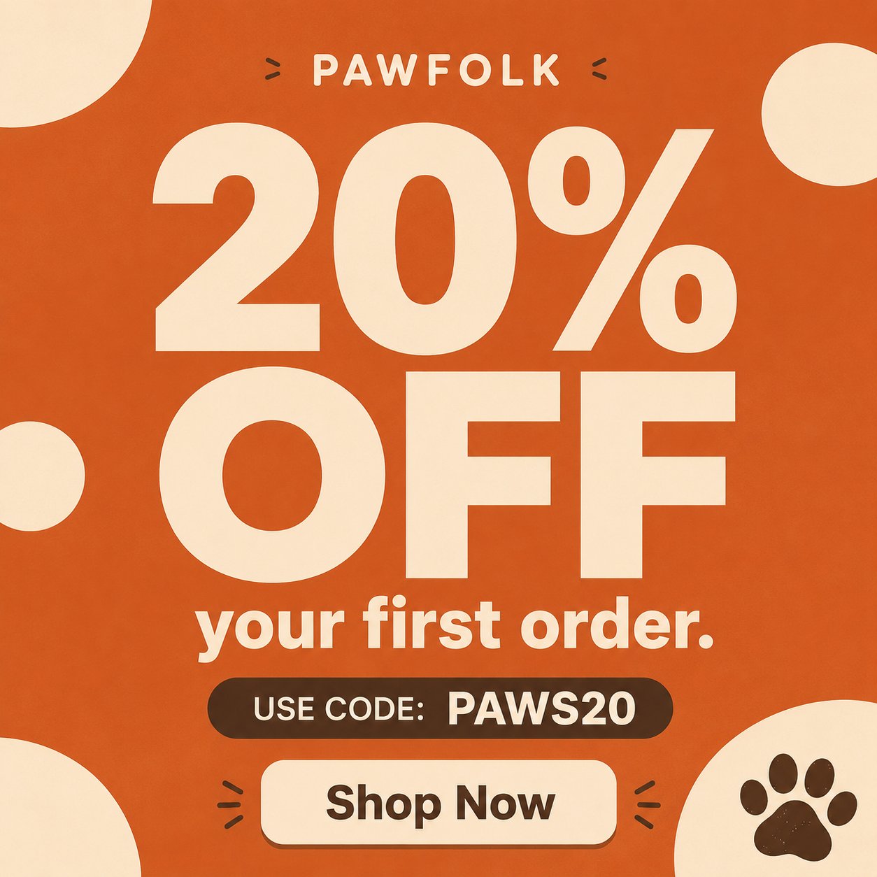 PAWFOLK Promotional Offer